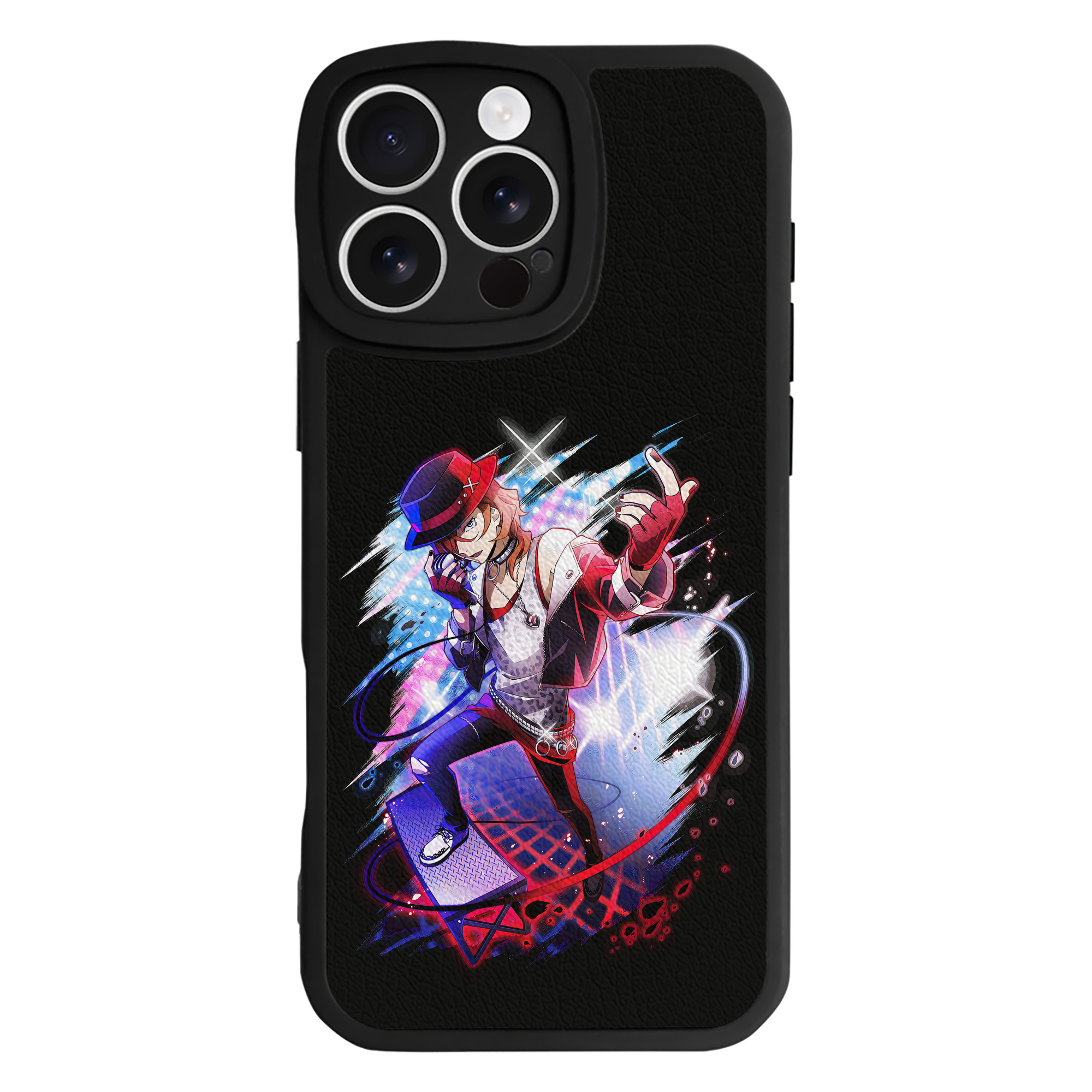 （画像用） 文豪ストレイドッグス Bungo Stray Dogs 【iPhone 16シリーズ対応】シリコンスマホケース（レザー調） 材質：シリコン